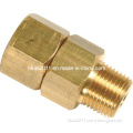 Customized Hexagonal Brass/Copper/Bronze Elbow Water Swivel Fitting